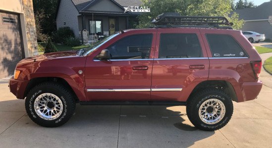1 2005 Grand Cherokee Jeep Limited Bilstein Suspension Lift 3in Lock Offroad Wheels Combat Machined