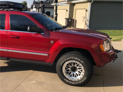 1 2005 Grand Cherokee Jeep Limited Bilstein Suspension Lift 3in Lock Offroad Wheels Combat Machined