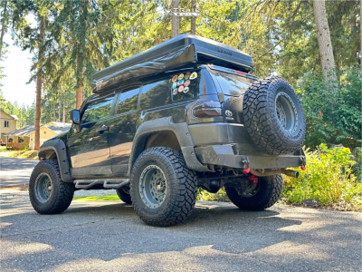 1 2008 Fj Cruiser Toyota Base Unknown Suspension Lift 3in Vision Tactical Gunmetal