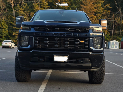 1 2020 Silverado 2500 Hd Chevrolet Custom Stock Stock Rough Country 81 Series Gloss Black