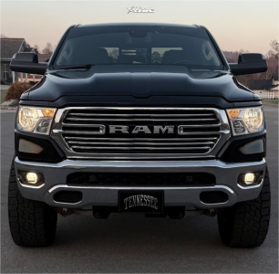 1 2019 1500 Ram Big Horn Zone Suspension Lift 5in Moto Metal Mo970 Black Milled