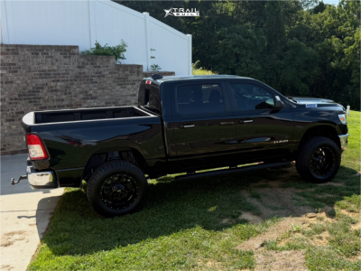 1 2019 1500 Ram Big Horn Zone Suspension Lift 5in Moto Metal Mo970 Black Milled