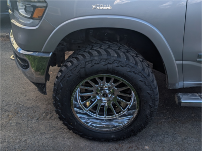 1 2019 1500 Ram Laramie Rough Country Suspension Lift 35in Gear Off Road 764c Chrome