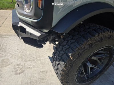 1 2021 Bronco Ford Big Bend Readylift Suspension Lift 25in Vortek Vrt 603 Silver Black