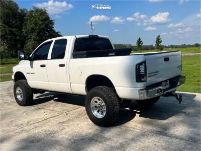 1 2003 Ram 2500 Dodge Slt Tuff Country Suspension Lift 4in American Racing Baja Polished