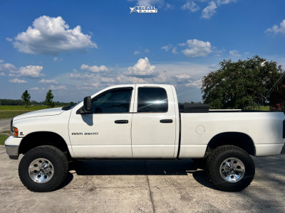 1 2003 Ram 2500 Dodge Slt Tuff Country Suspension Lift 4in American Racing Baja Polished