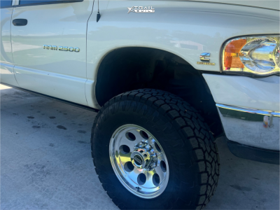 1 2003 Ram 2500 Dodge Slt Tuff Country Suspension Lift 4in American Racing Baja Polished