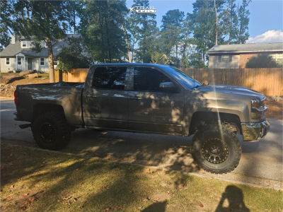 1 2017 Silverado 1500 Chevrolet Lt Zone Suspension Lift 65in Method Mr305 Black