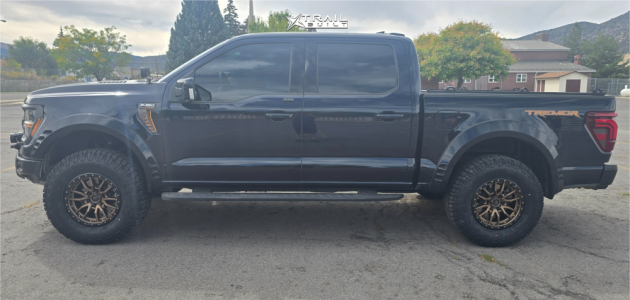 1 2025 F 150 Ford Tremor Auto Spring Leveling Kit Fuel Rebel 6 Bronze Black