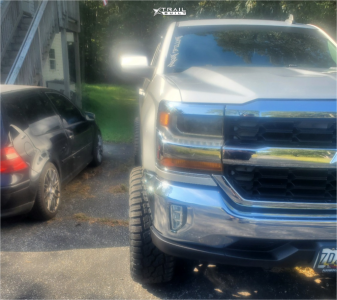 1 2016 Silverado 1500 Chevrolet Lt Rough Country Suspension Lift 7in Rough Country 77 Series Gunmetal Gray