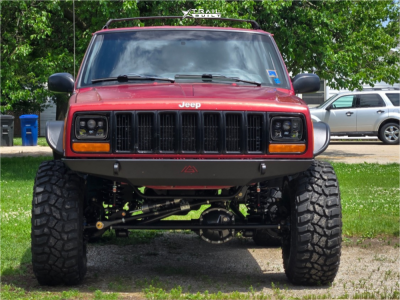1 1998 Cherokee Jeep Sport Ironrock Offroad Suspension Lift 5in Pro Comp 69 Flat Black