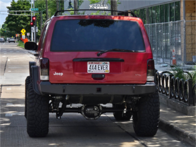 1 1998 Cherokee Jeep Sport Ironrock Offroad Suspension Lift 5in Pro Comp 69 Flat Black