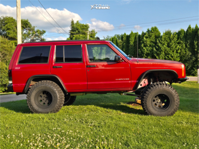 1 1998 Cherokee Jeep Sport Ironrock Offroad Suspension Lift 5in Pro Comp 69 Flat Black