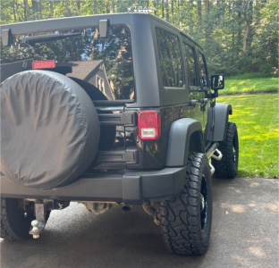 1 2012 Wrangler Jeep Unlimited Sport Unknown Suspension Lift 35in Anthem Off Road Equalizer Gloss Black