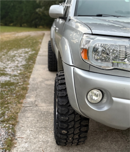 1 2011 Tacoma Toyota Base Rough Country Leveling Kit Kmc Km549 Silver Machined