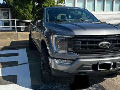 1 2023 F 150 Ford Limited Rough Country Suspension Lift 3in Fuel Flame 6 Matte Black