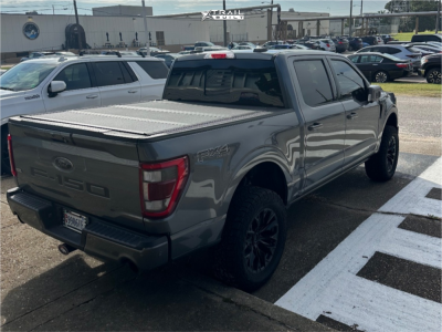 1 2023 F 150 Ford Limited Rough Country Suspension Lift 3in Fuel Flame 6 Matte Black