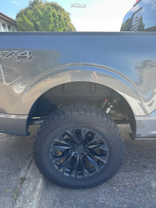 1 2023 F 150 Ford Limited Rough Country Suspension Lift 3in Fuel Flame 6 Matte Black