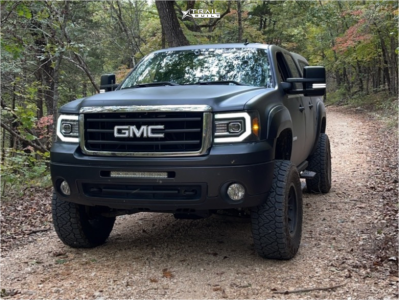 1 2010 Sierra 1500 Gmc Sle Rough Country Suspension Lift 75in Method Mr305 Black