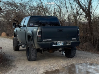 1 2010 Sierra 1500 Gmc Sle Rough Country Suspension Lift 75in Method Mr305 Black