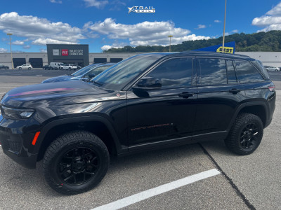 1 2022 Grand Cherokee Jeep Trailhawk Stock Stock American Racing Ar949 Matte Black