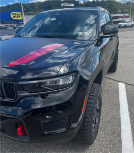 1 2022 Grand Cherokee Jeep Trailhawk Stock Stock American Racing Ar949 Matte Black