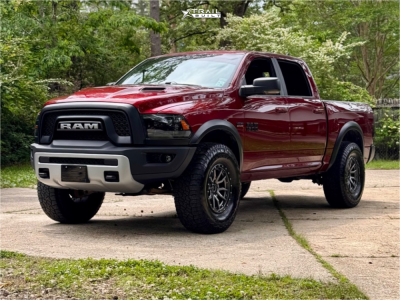 1 2017 1500 Ram Rebel Readylift Suspension Lift 4in Fuel Rebel 5 Gray Black