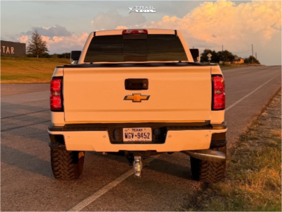 1 2017 Silverado 2500 Hd Chevrolet Ltz Bilstein Suspension Lift 3in Kmc Km542 Black Machined