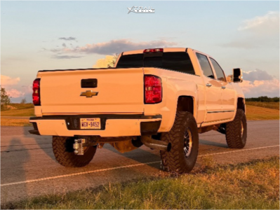 1 2017 Silverado 2500 Hd Chevrolet Ltz Bilstein Suspension Lift 3in Kmc Km542 Black Machined