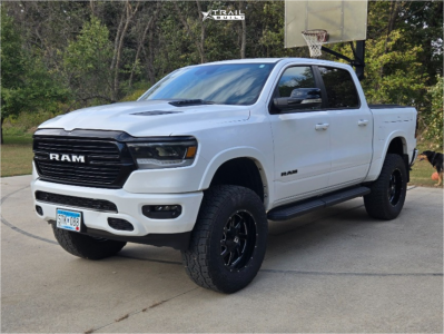 1 2022 1500 Ram Laramie Rough Country Suspension Lift 6in Full Throttle Ft 1 Black