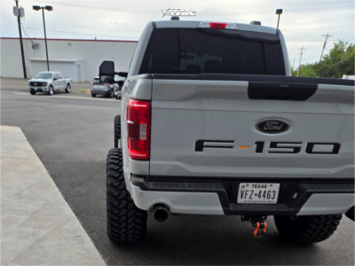 1 2023 F 150 Ford Xl Rough Country Suspension Lift 6in Arkon Off Road Mandela Black Milled