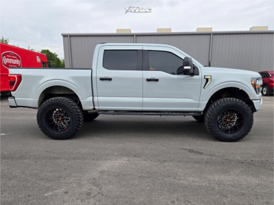 1 2023 F 150 Ford Xl Rough Country Suspension Lift 6in Arkon Off Road Mandela Black Milled