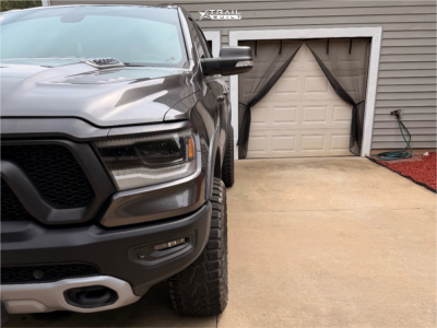 1 2019 1500 Ram Rebel Rough Country Leveling Kit Gear Off Road Edge Gloss Black