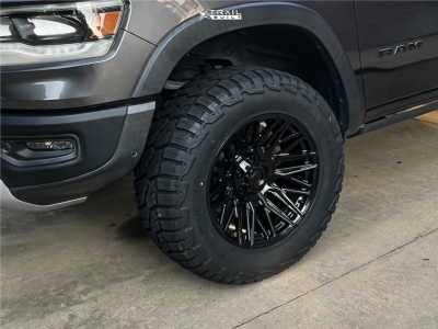 1 2019 1500 Ram Rebel Rough Country Leveling Kit Gear Off Road Edge Gloss Black