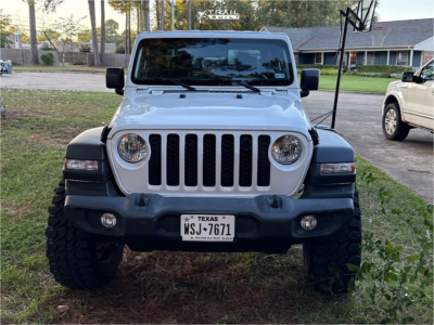 1 2020 Gladiator Jeep Sport Rough Country Suspension Lift 25in Moto Metal M0970 Black