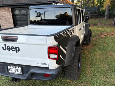 1 2020 Gladiator Jeep Sport Rough Country Suspension Lift 25in Moto Metal M0970 Black