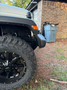 1 2020 Gladiator Jeep Sport Rough Country Suspension Lift 25in Moto Metal M0970 Black