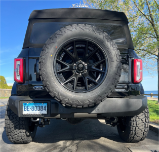 1 2024 Bronco Ford Outer Banks Rough Country Suspension Lift 25in Fuel Catalyst Matte Black