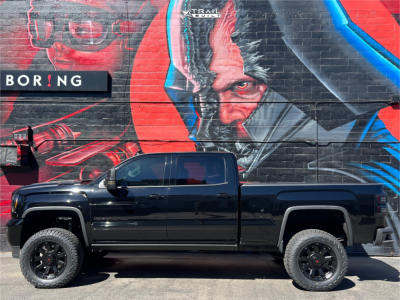 1 2019 Sierra 2500 Hd Gmc Denali Rough Country Suspension Lift 5in Xd Gauntlet Black