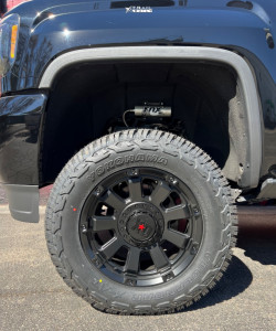 1 2019 Sierra 2500 Hd Gmc Denali Rough Country Suspension Lift 5in Xd Gauntlet Black