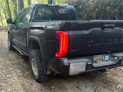 1 2023 Tundra Toyota Sr5 Locked Offroad Suspension Lift 3in Method Mr709 Hd Machined