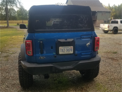 1 2024 Bronco Ford Black Diamond Belltech Suspension Lift 3in Lock Offroad Wheels Krawler Bronze Black