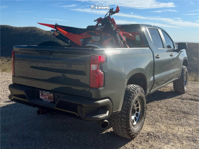 1 2025 Silverado 1500 Chevrolet Custom Trail Boss Rough Country Leveling Kit Method 305 Nv Machined Black