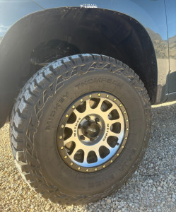 1 2025 Silverado 1500 Chevrolet Custom Trail Boss Rough Country Leveling Kit Method 305 Nv Machined Black