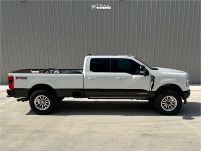 1 2025 F 350 Super Duty Ford King Ranch Carli Suspension Lift 35in Method Double Standard Machined
