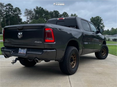 1 2024 1500 Ram Laramie Rough Country Suspension Lift 35in Raised By Method Mr305 Bronze