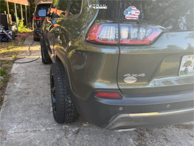 1 2019 Cherokee Jeep Limited Unknown Leveling Kit Mayhem Warrior Black Machined