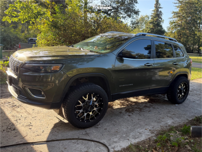 1 2019 Cherokee Jeep Limited Unknown Leveling Kit Mayhem Warrior Black Machined