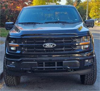 1 2025 F 150 Ford Xlt Rough Country Leveling Kit Fuel Rebel Bronze Black