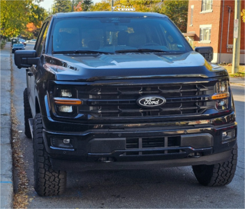 1 2025 F 150 Ford Xlt Rough Country Leveling Kit Fuel Rebel Bronze Black